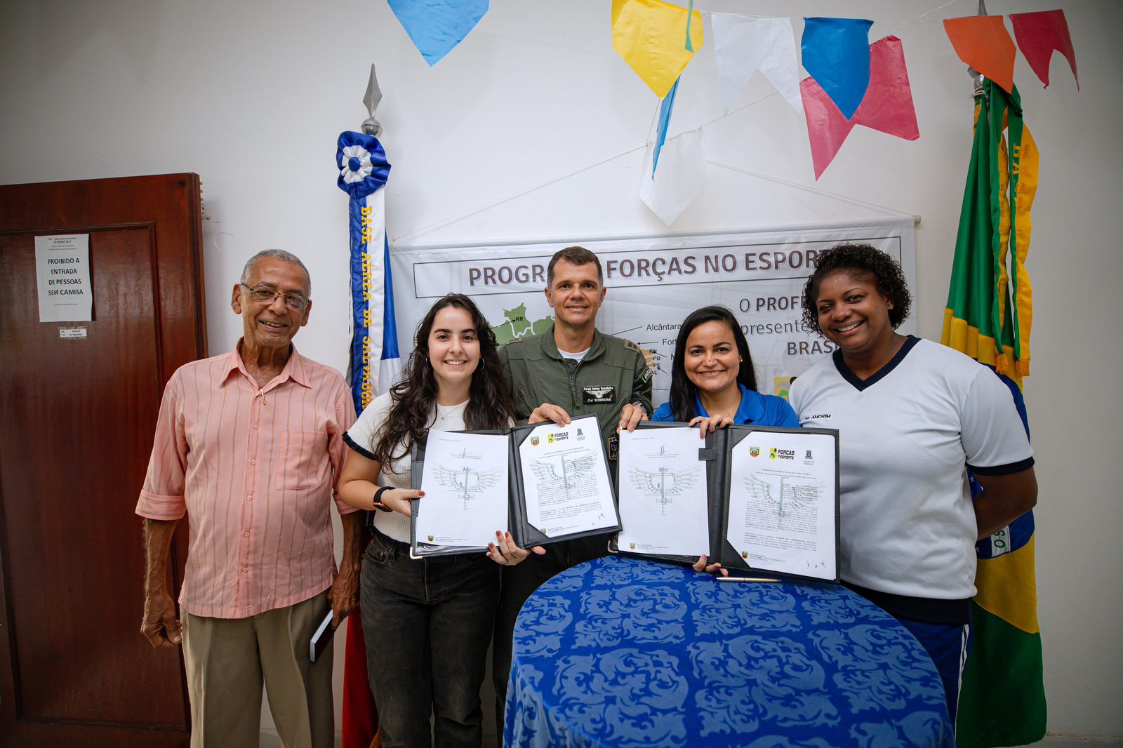 Prefeitura e Base Aérea de Salvador retomam Programa Forças no Esporte