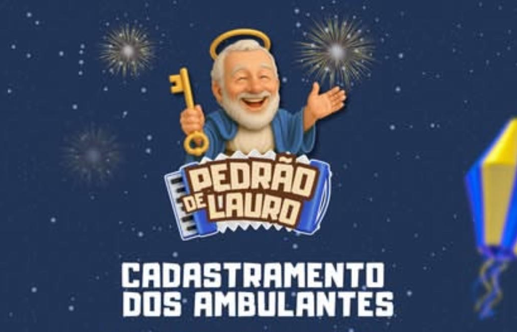 Prefeitura realiza cadastro de ambulantes para o Pedrão de Lauro nesta quinta (26)