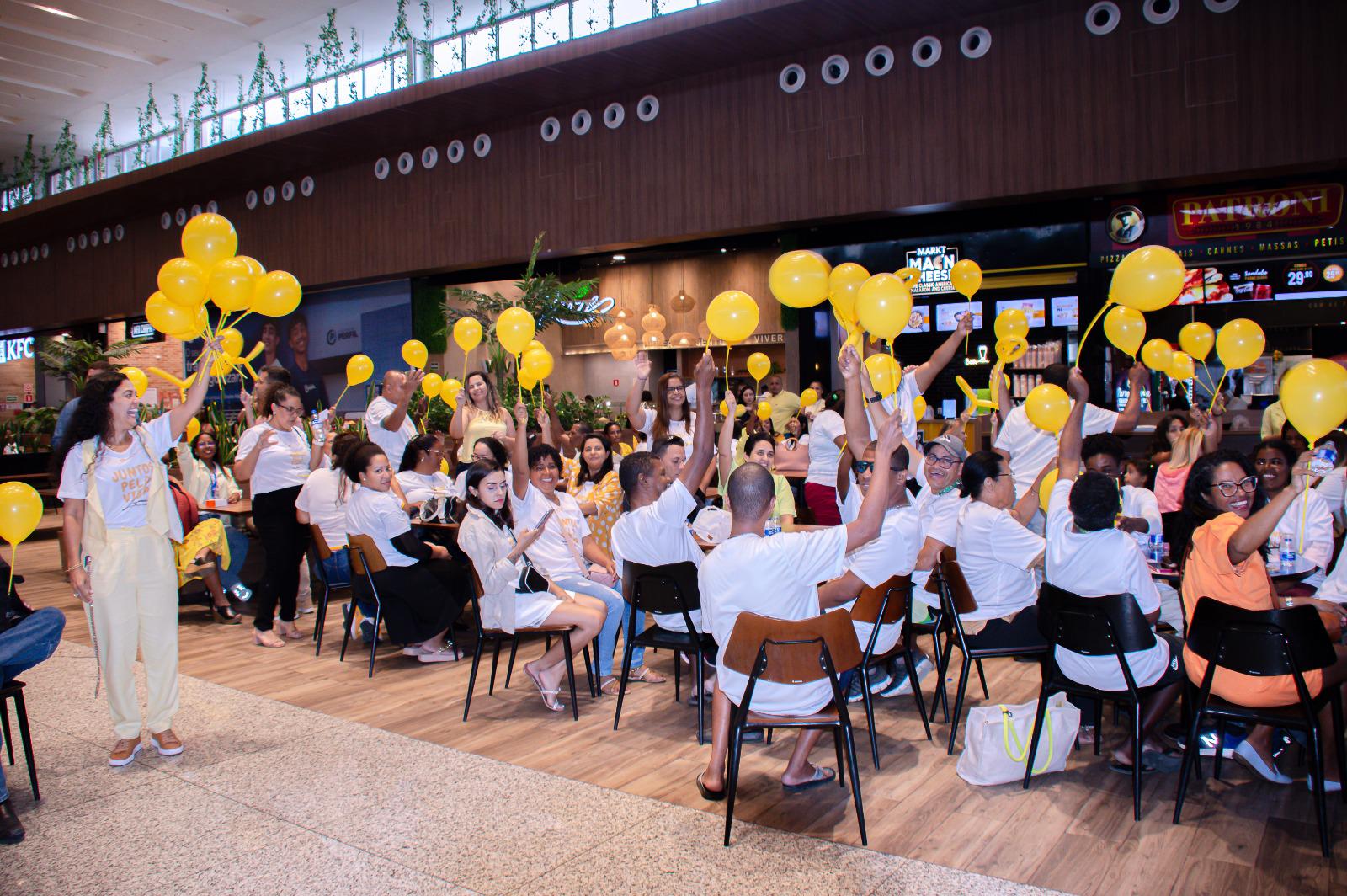 Prefeitura promove evento em shopping em alusão ao Setembro Amarelo