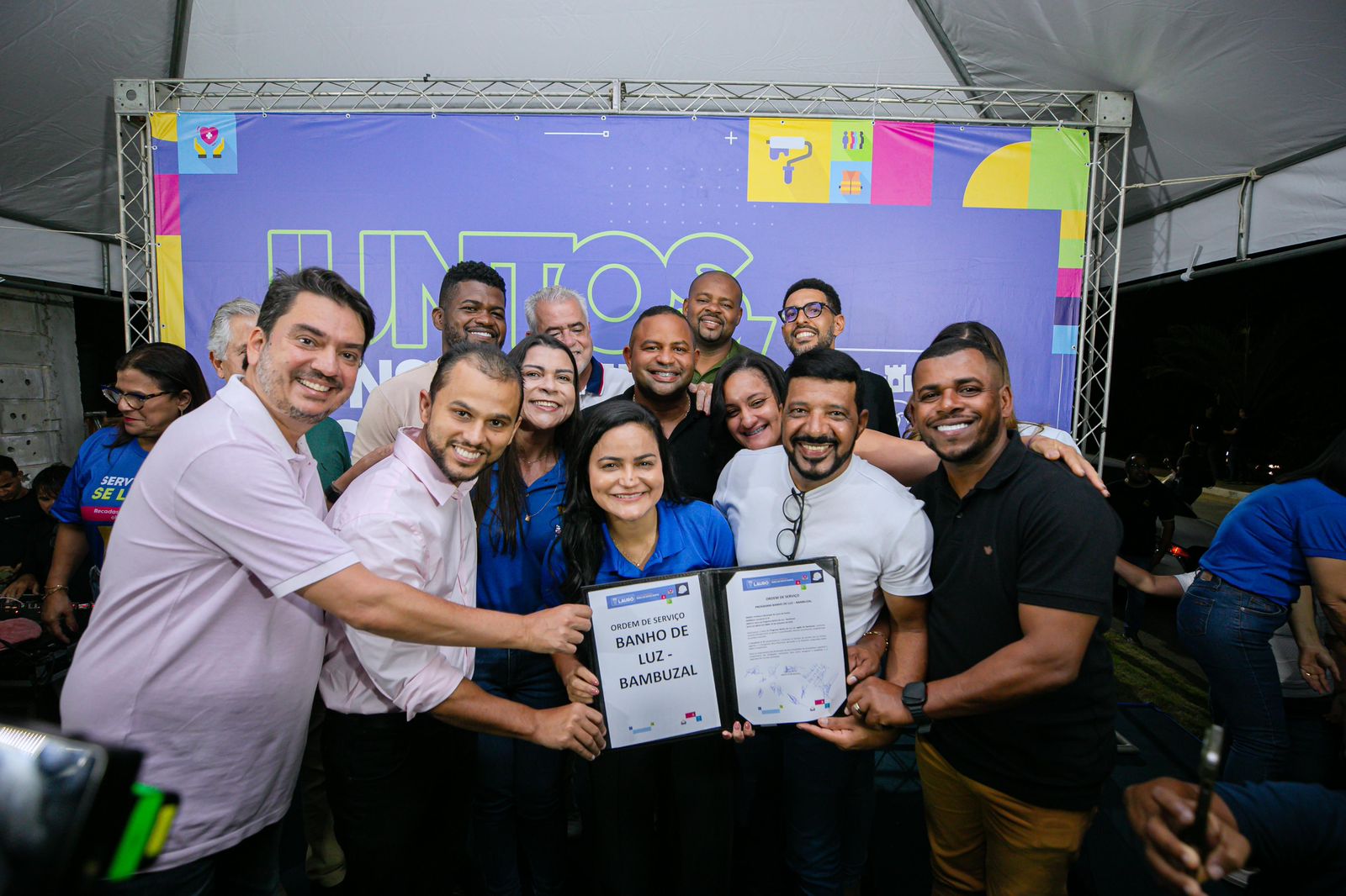 Programa Banho de Luz amplia modernização da iluminação pública no Bambuzal