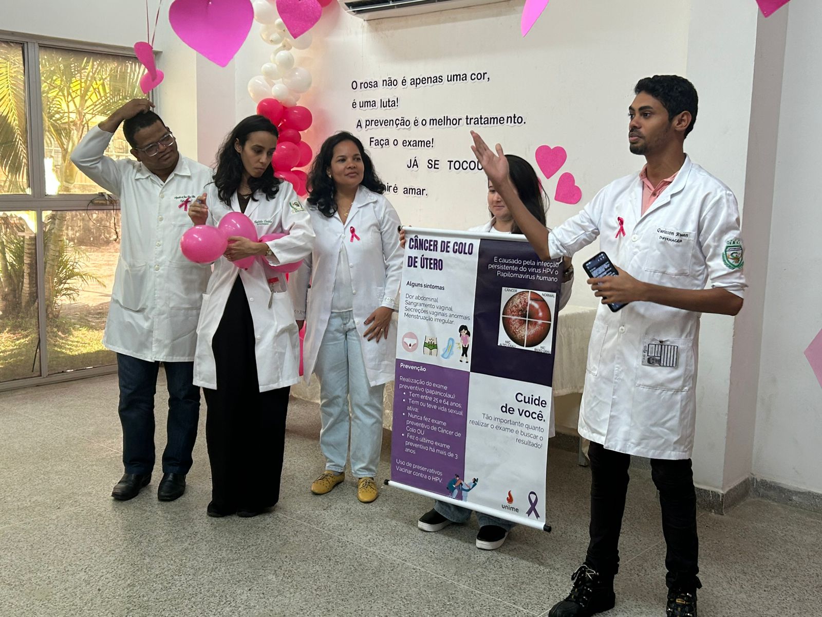 Assistidas do CRAS Itinga I participam de atividade em alusão ao Outubro Rosa