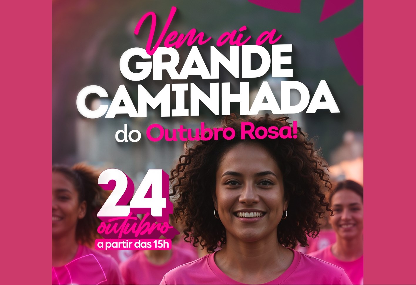 Lauro de Freitas promove Caminhada do Outubro Rosa nesta sexta-feira (24)