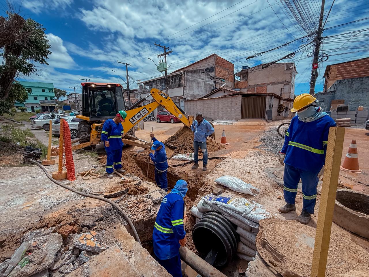 Obra de microdrenagem no Parque Santa Rita chega a 85% de execução